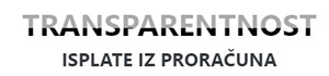 Transparentnost proračuna logo